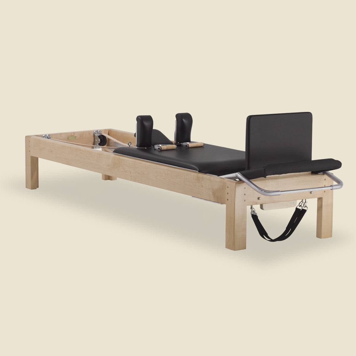 REFORING Pilates Reformer Machine for Home,Quality Pilates Reformers  Equipment with Adjustable Resistance System,PU Leather,Durable Piano Wire  Springs and Silent Padded Carriage (F1 Maple Series), Reformers -   Canada